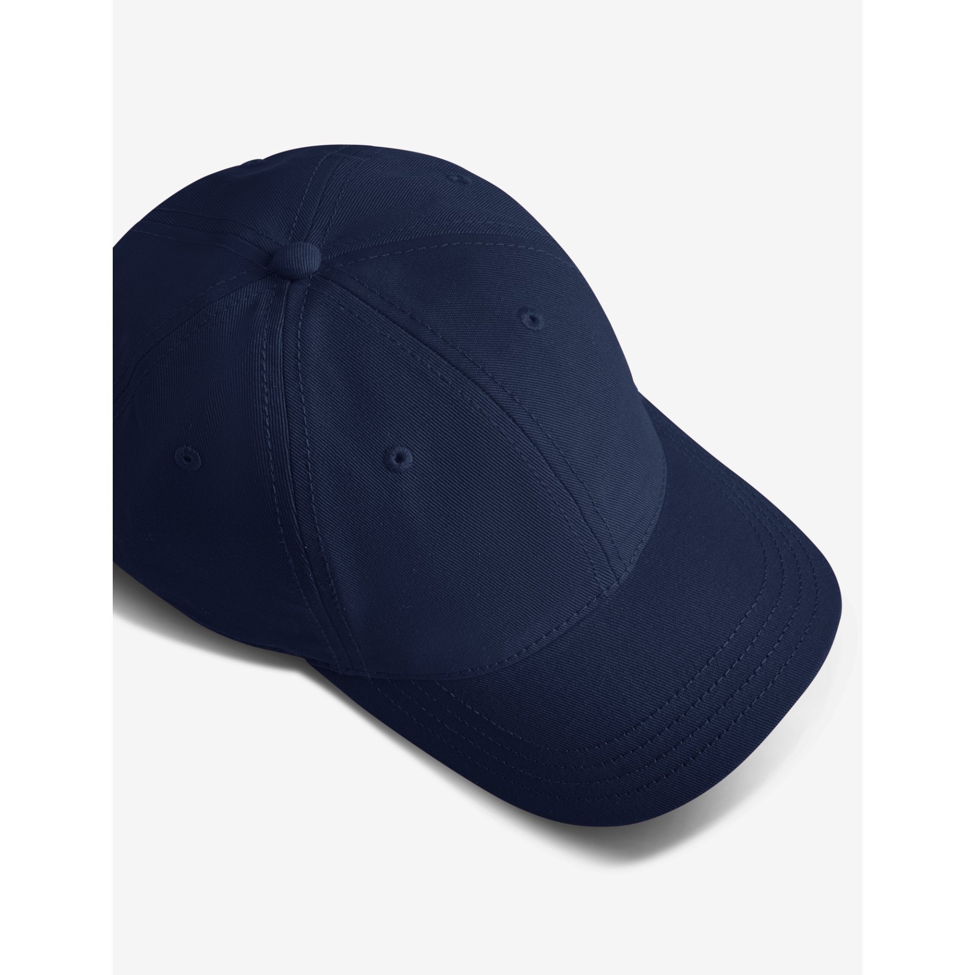 Baseballkappe, Navy-Farbe, Sechs-Panels, Gepolsterter Bauch, Verstellbares Band