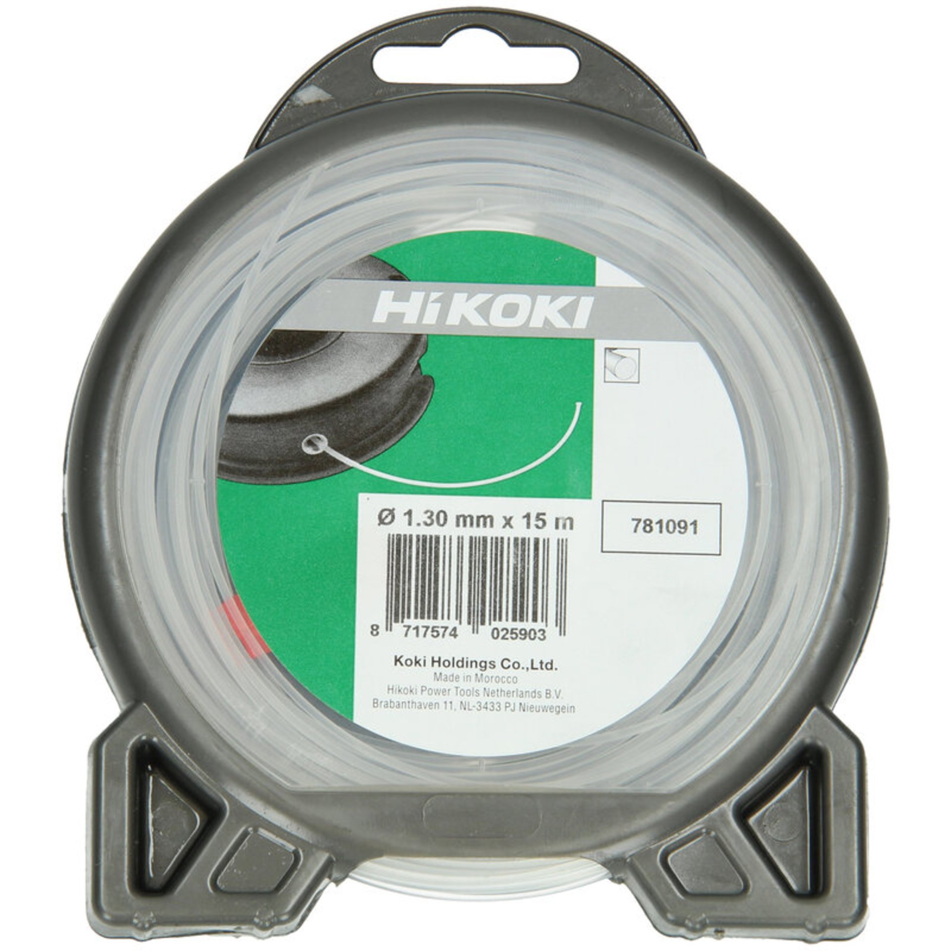 Hikoki Trimmerfaden rund 1.3mm transparent L=15m (23 gr)