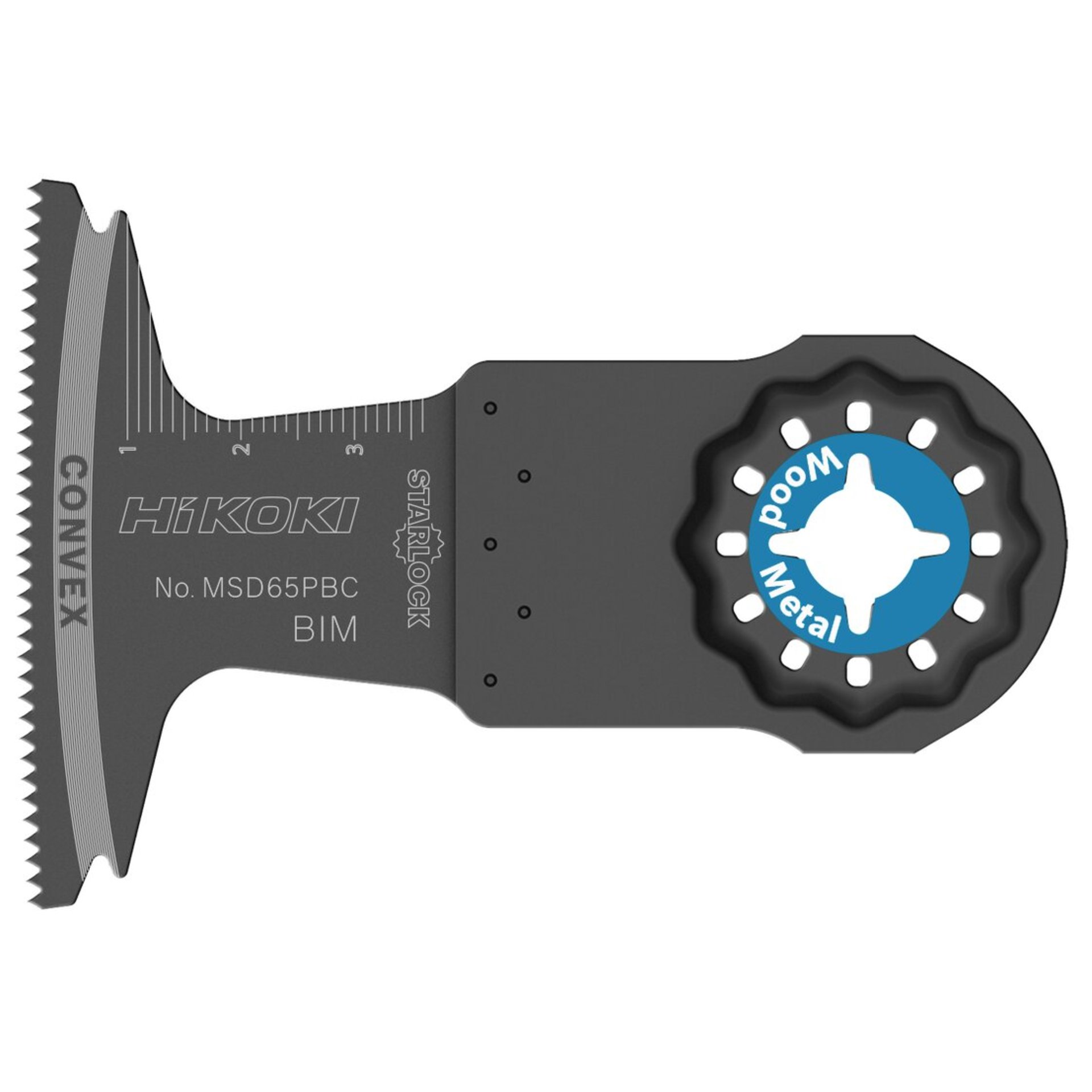 Hikoki Multi tool Sägeblatt Holz+Metall BIM STARLOCK MSD65PBC