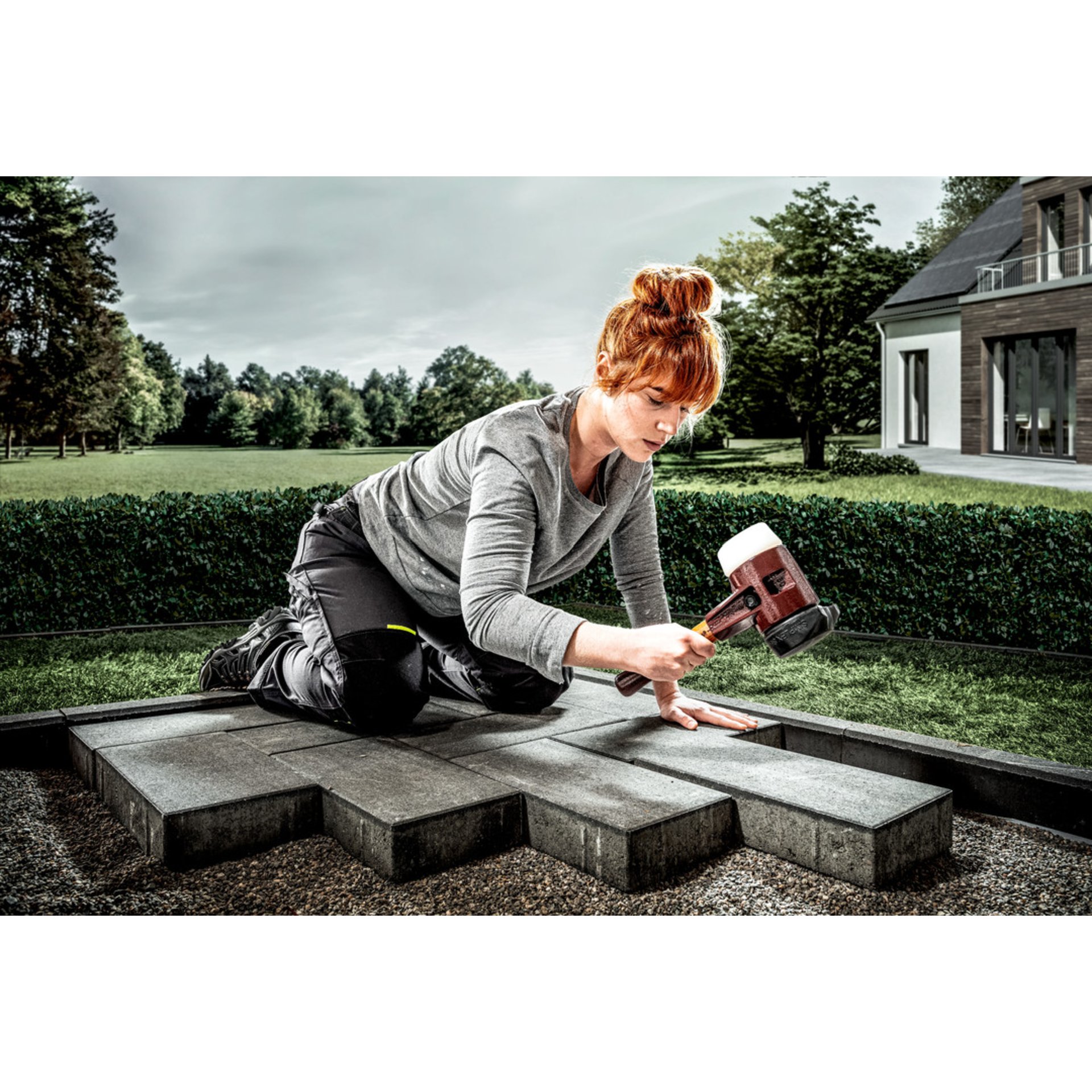 Hammer, Gras, Fotografie, Draußen, Garten