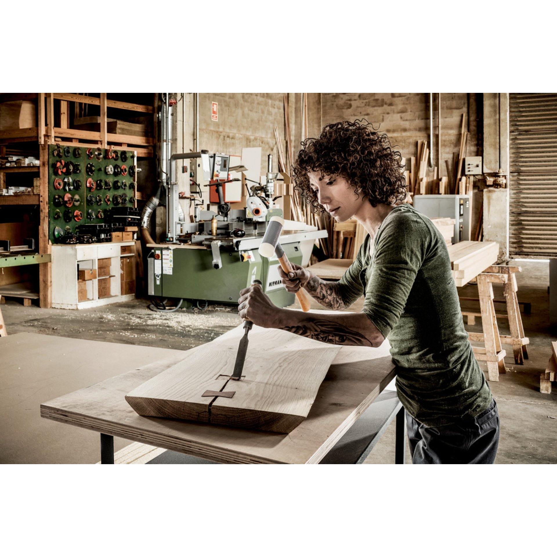 Gebäude, Fabrik, Person, Herstellung, Werkstatt