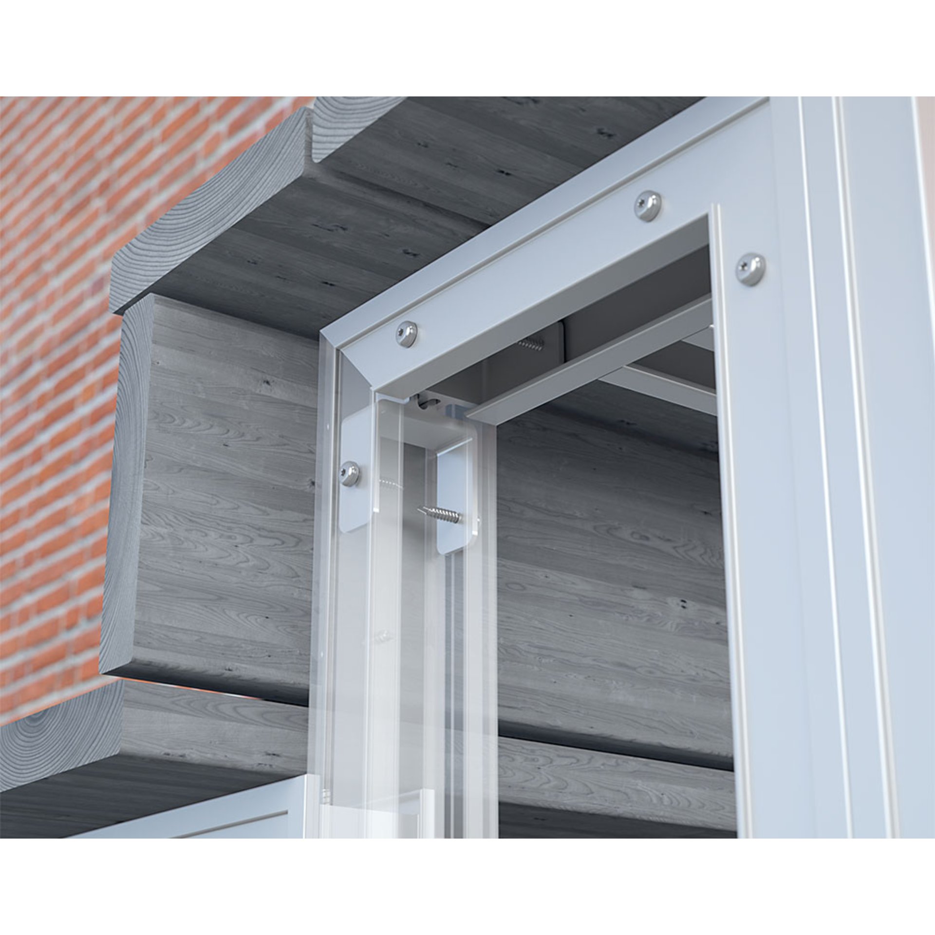 Drinnen, Innenarchitektur, Paneele aus Holz, Tür