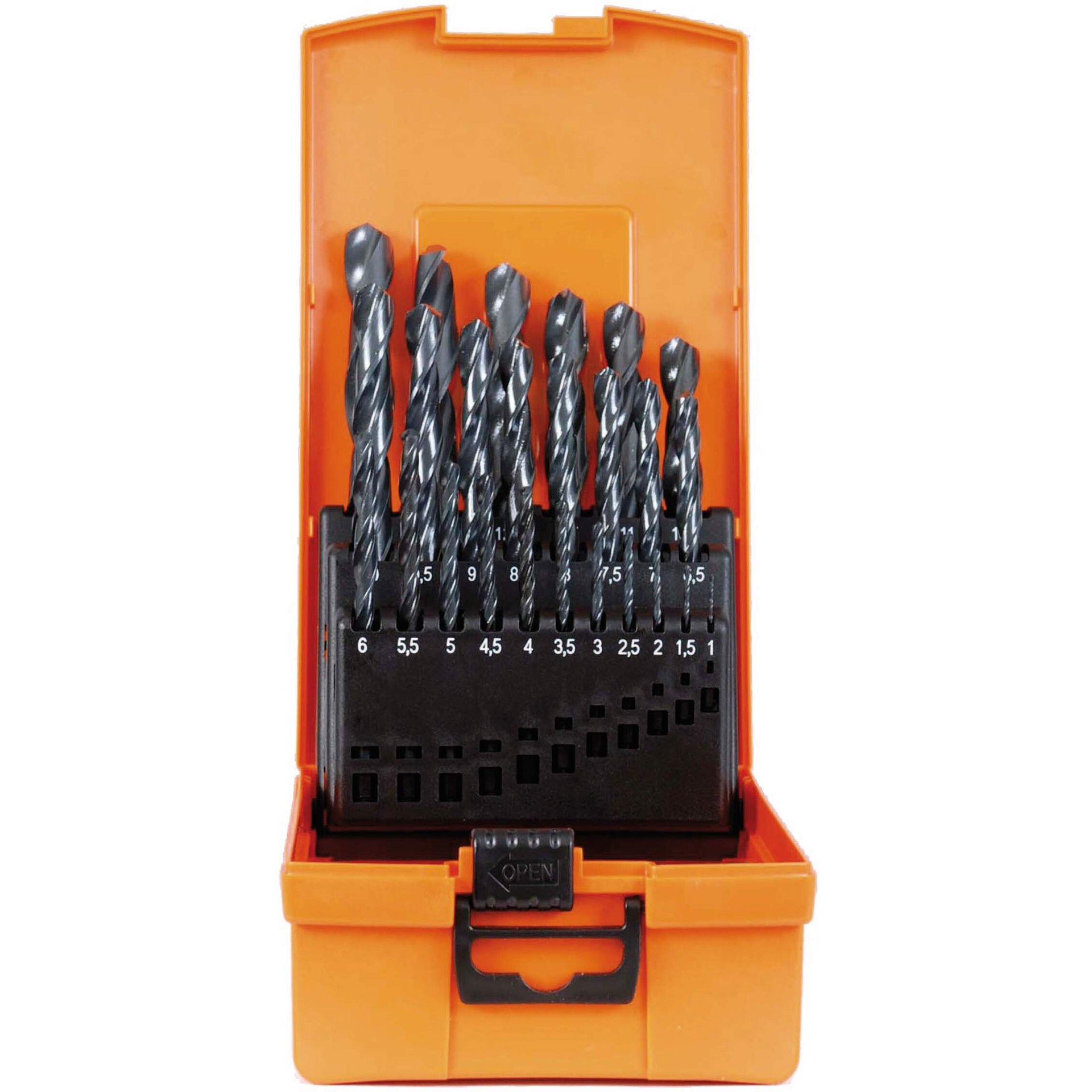 bohrersatz, bohrer-set, stahlbohrer, spannhülle, werkzeugkassette