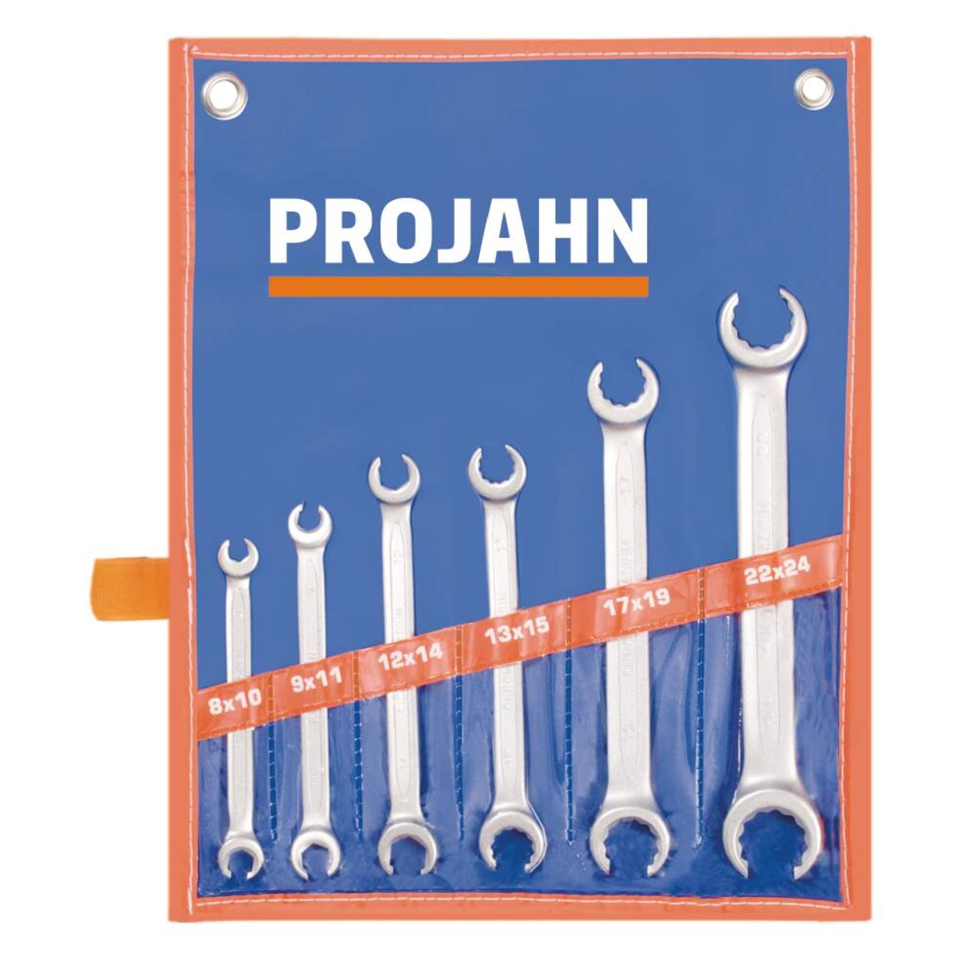 Werkzeug-Set, Wrenchen, Metrische Größen, Präzisionskoffer, Orangene Halterung