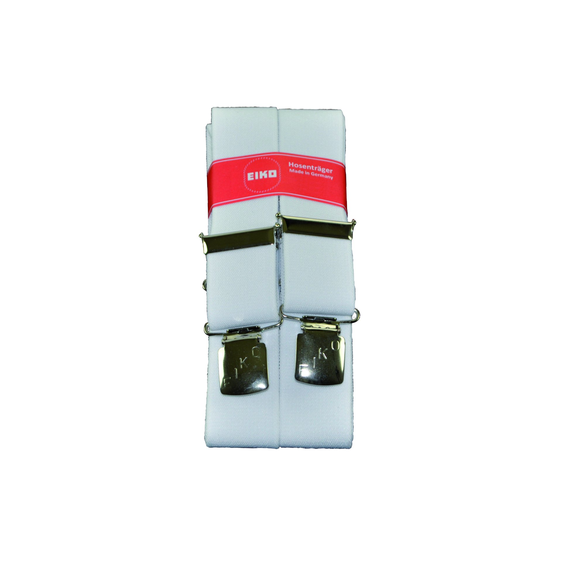 Eiko Hosenträger EIKO Clip uni 36mm, Leder-Rückenteil